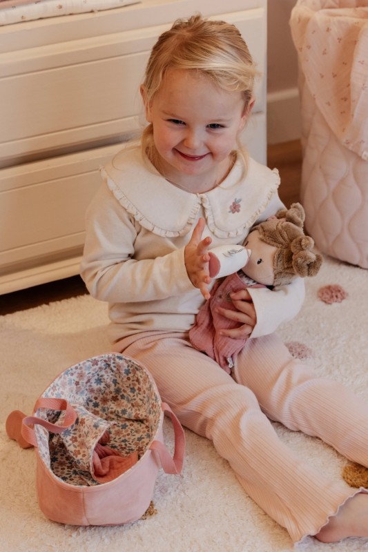 Laleczka Baby Rosa z akcesoriami butelka smoczek GRS Little Dutch