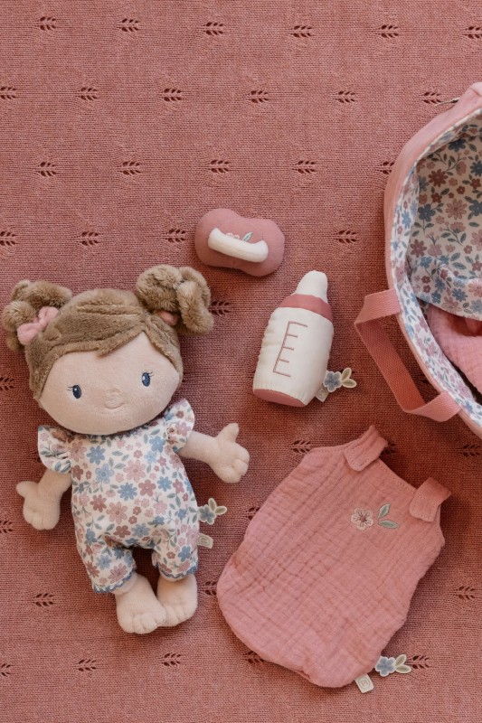 Laleczka Baby Rosa z akcesoriami butelka smoczek GRS Little Dutch