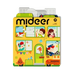 Żelowe naklejki wielorazowe mideer – Ulica (30 szt.) mideer