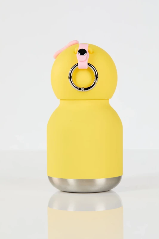 Butelka termiczna ze słomką Mini Bestie Kaczka 200 ml Asobu