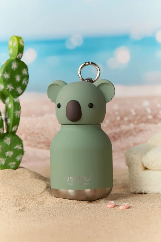 Butelka termiczna ze słomką Mini Bestie Koala 200 ml Asobu