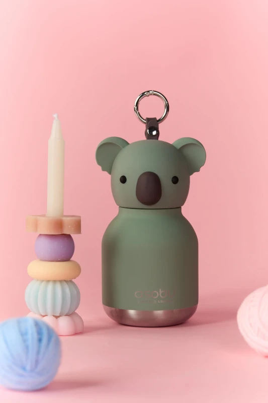 Butelka termiczna ze słomką Mini Bestie Koala 200 ml Asobu