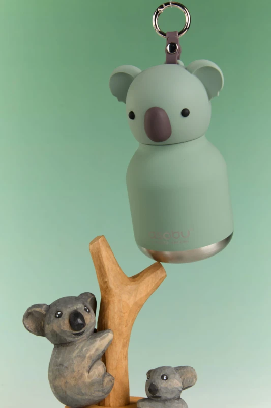 Butelka termiczna ze słomką Mini Bestie Koala 200 ml Asobu
