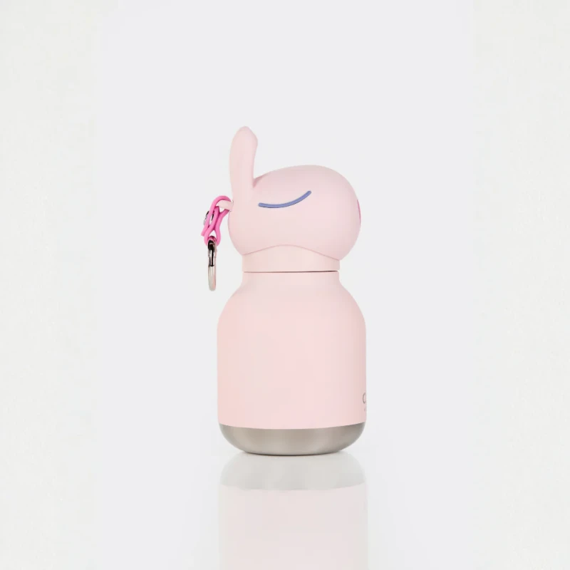 Butelka termiczna ze słomką Mini Bestie Królik 200 ml Asobu