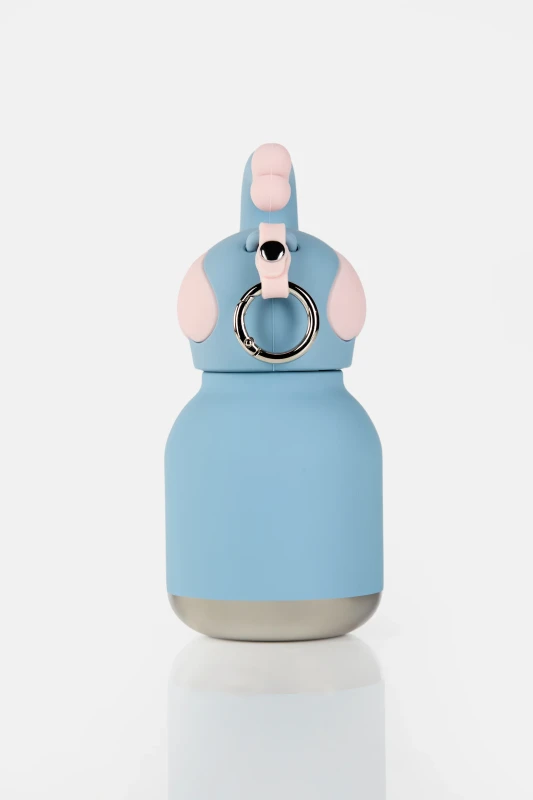 Butelka termiczna ze słomką Mini Bestie Słoń 200 ml Asobu