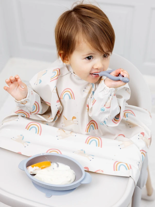 Wodoodporny śliniak z długim rękawem BLW Fairytale Foodies BiBADO