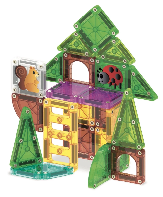 Klocki Magnetyczne microMAGS Treehouse Travel 24 el. MAGNA-TILES