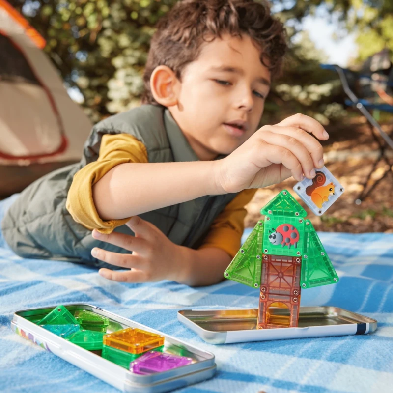 Klocki Magnetyczne microMAGS Treehouse Travel 24 el. MAGNA-TILES
