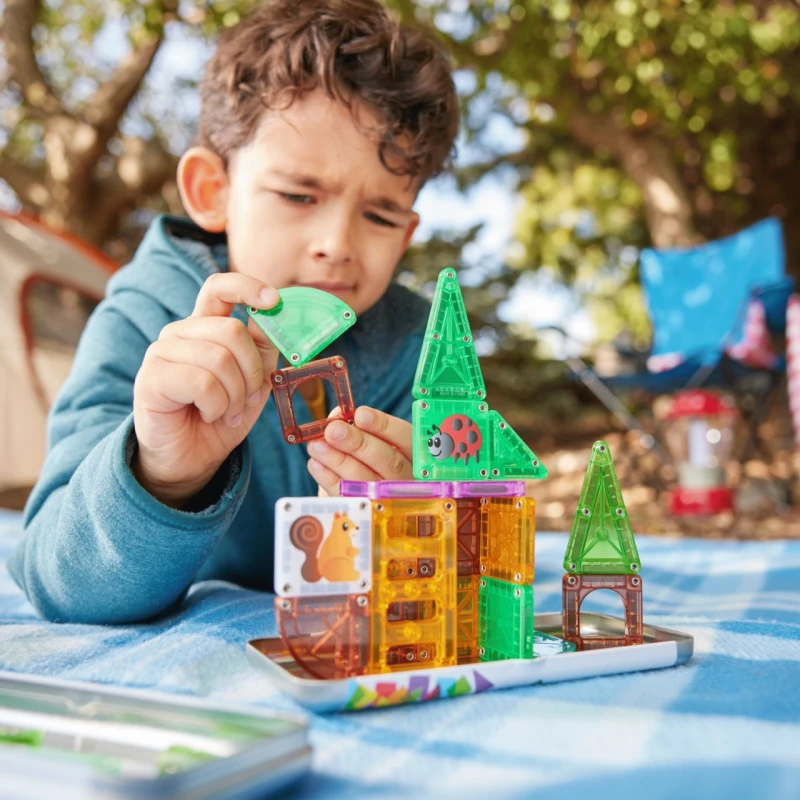 Klocki Magnetyczne microMAGS Treehouse Travel 24 el. MAGNA-TILES