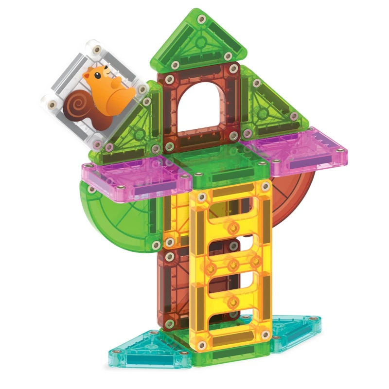 Klocki Magnetyczne microMAGS Treehouse Travel 24 el. MAGNA-TILES