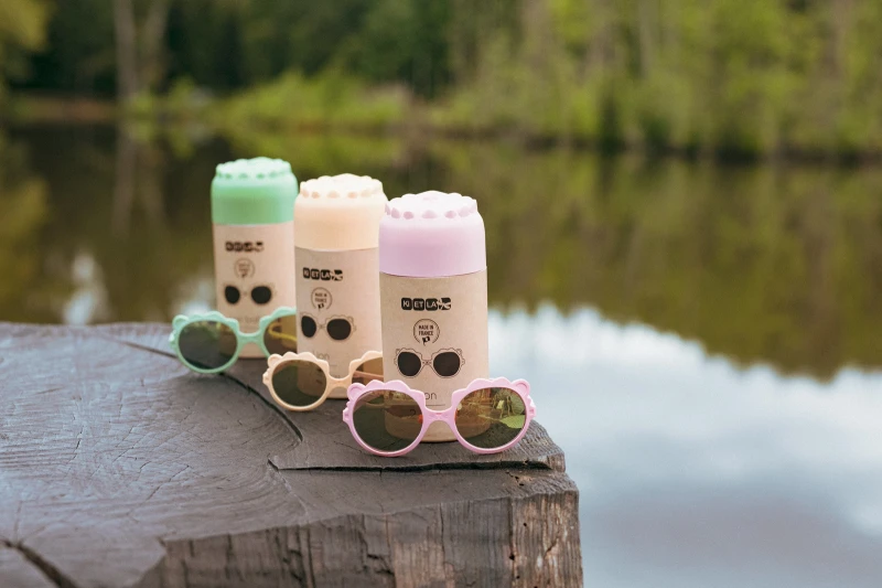 Okulary przeciwsłoneczne Lion 0-1 Bubble Gum KiETLA