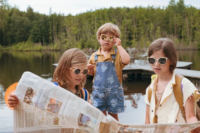 Okulary przeciwsłoneczne Lion 1-2 Vanilla KiETLA