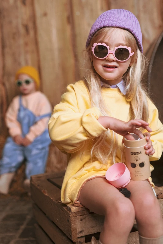 Okulary przeciwsłoneczne Lion 2-4 Bubble Gum KiETLA