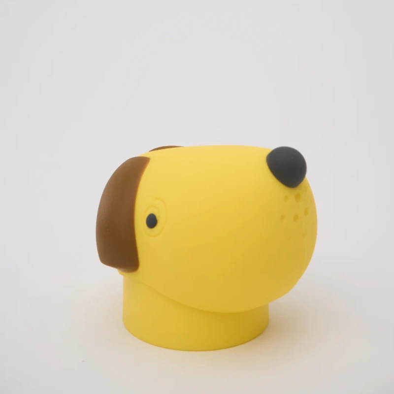 Butelka termiczna ze słomką Bestie Pies Żółty 460 ml Asobu