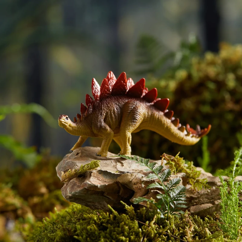 Zestaw 24 figurek dinozaurów w zestawie z przenośnym pudełkiem mideer