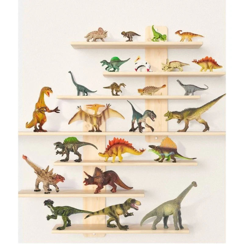 Zestaw 24 figurek dinozaurów w zestawie z przenośnym pudełkiem mideer