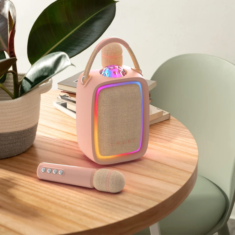 Zestaw disco karaoke MOB na 2 mikrofony - ciemnoniebieski - Mobility On Board