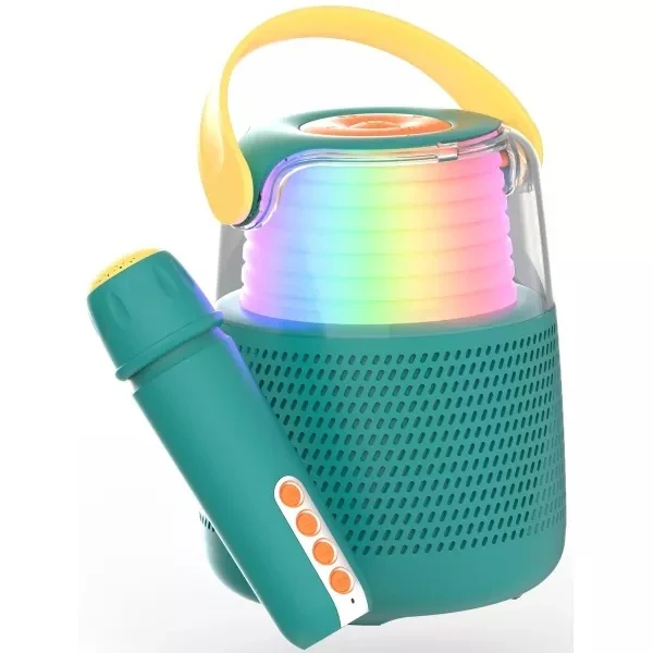 Zestaw do karaoke MOB mikrofon i głośnik - niebieski - Mobility On Board