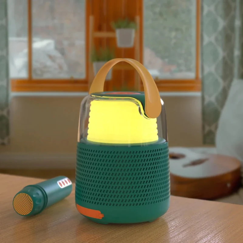 Zestaw do karaoke MOB mikrofon i głośnik - niebieski - Mobility On Board