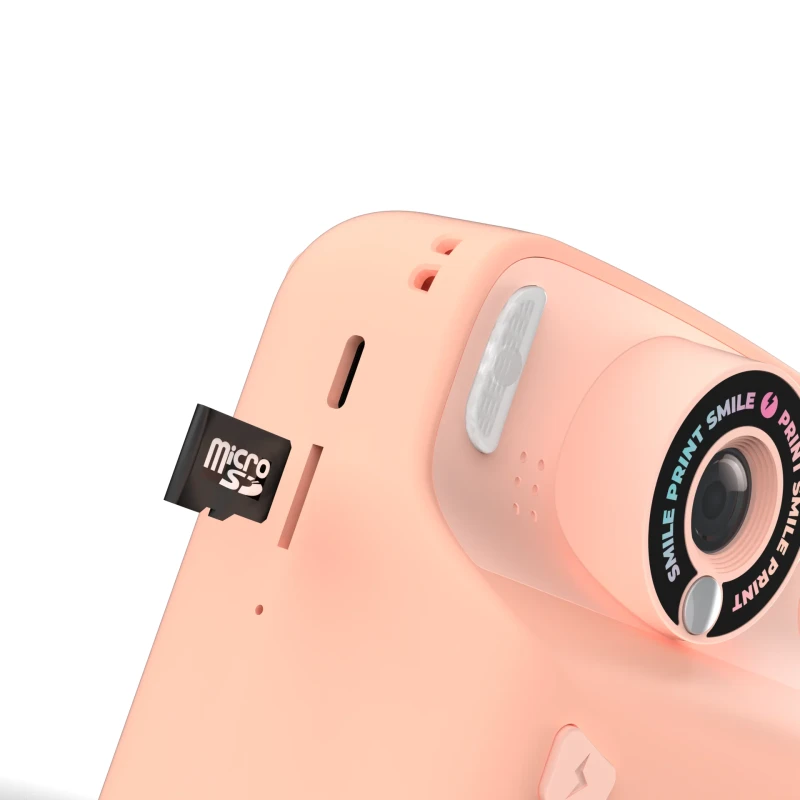 Aparat cyfrowy PixiPrint MOB z funkcją drukowania - różowy - Mobility On Board