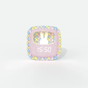 Budzik z lampką Billy MOB - tęczowa syrenka - Mobility On Board 