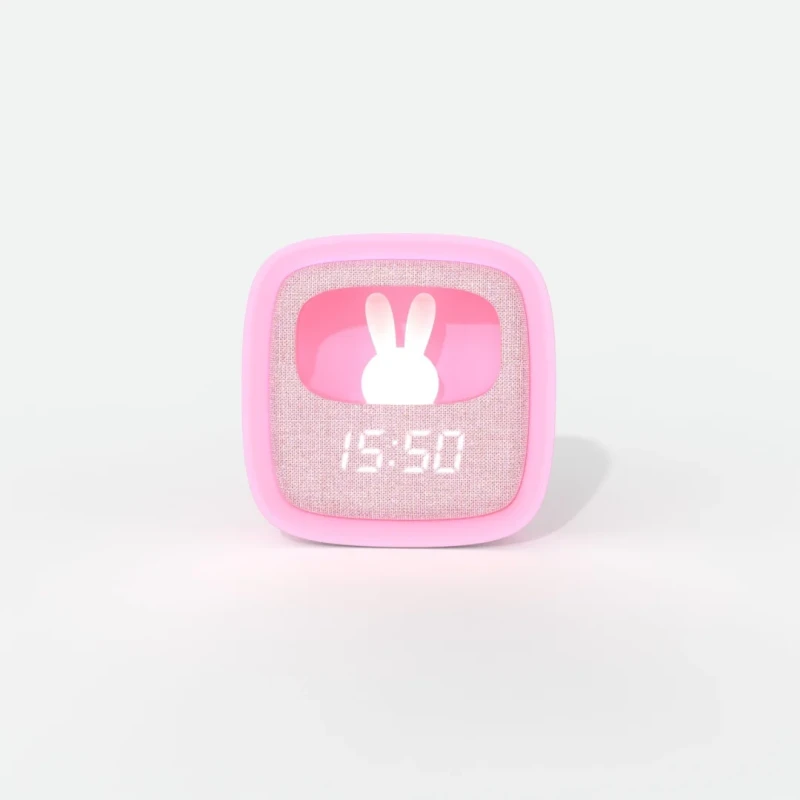 Budzik z lampką Billy MOB - różowy - Mobility On Board