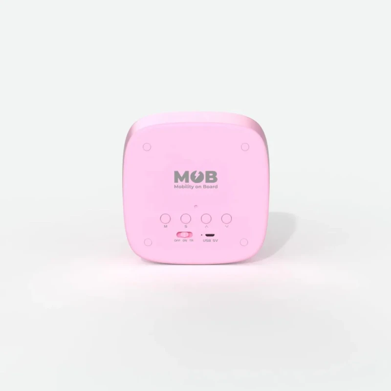 Budzik z lampką Billy MOB - różowy - Mobility On Board