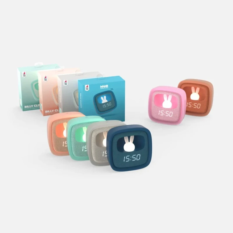 Budzik z lampką Billy MOB - różowy - Mobility On Board