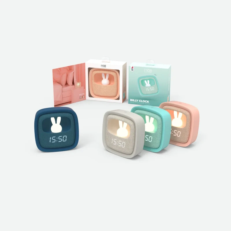 Budzik z lampką Billy MOB - niebieski - Mobility On Board