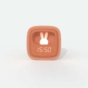 Budzik z lampką Billy MOB - czekoladowy - Mobility On Board