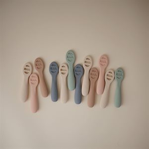 Pierwsze Łyżeczki dla Niemowląt 2-pack Tradewinds/Shifting Sand Mushie