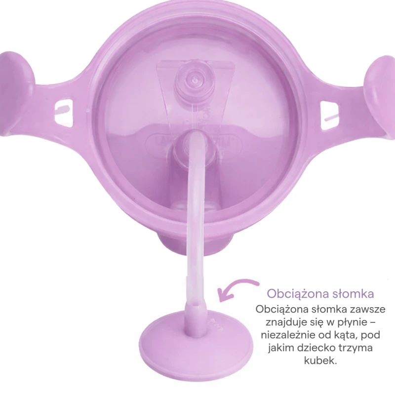 Kubek niekapek ze słomką kotek 296 ml Munchkin