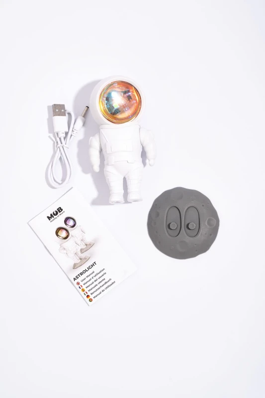 Lampka projekcyjna Astronauta Pomarańczowy Zachód Słońca Mobility On Board MOB