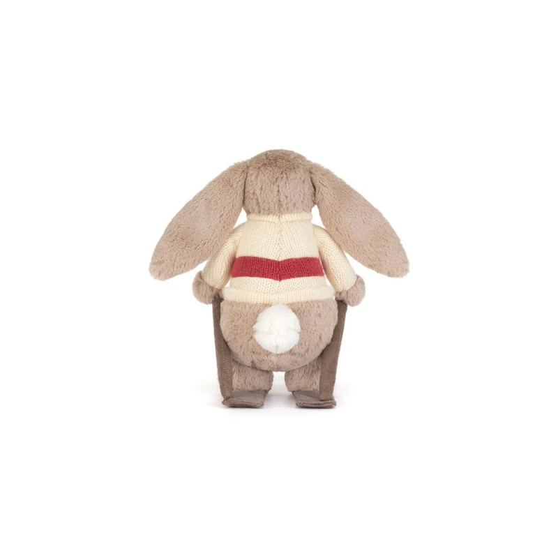 Króliczek Beżowy na Nartach 20 cm Jellycat