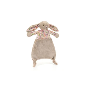 Króliczek z Kwiecistymi Uszami „Petal” Szmatka Przytulanka Beżowa 28 cm Jellycat