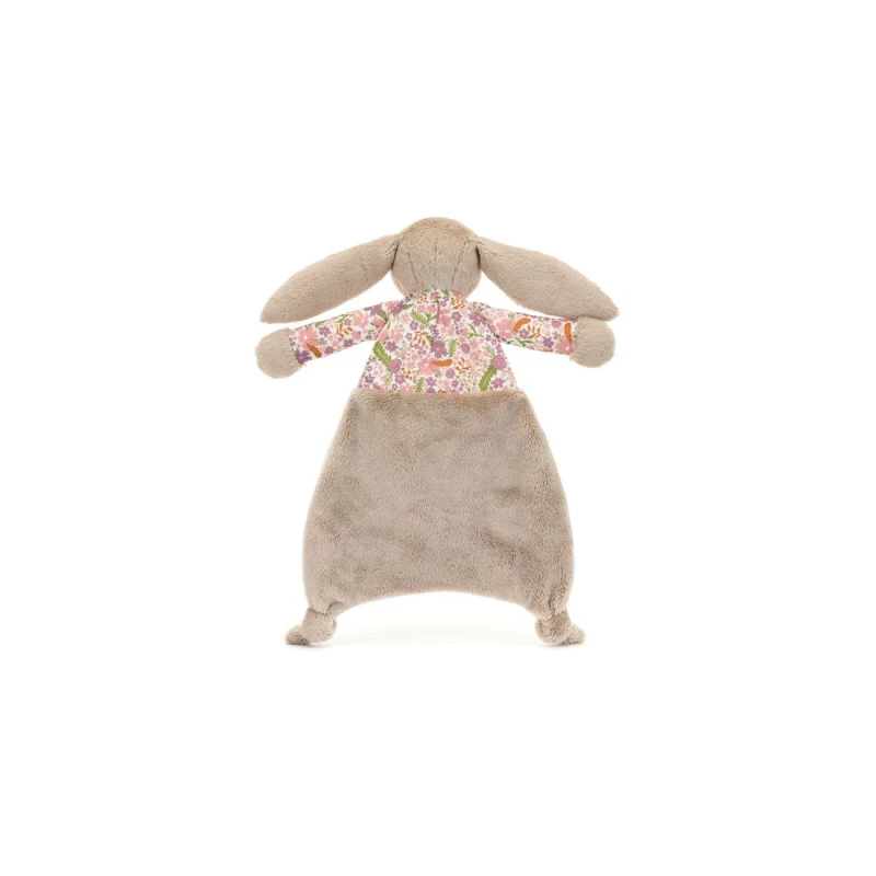 Króliczek z Kwiecistymi Uszami „Petal” Szmatka Przytulanka Beżowa 28 cm Jellycat