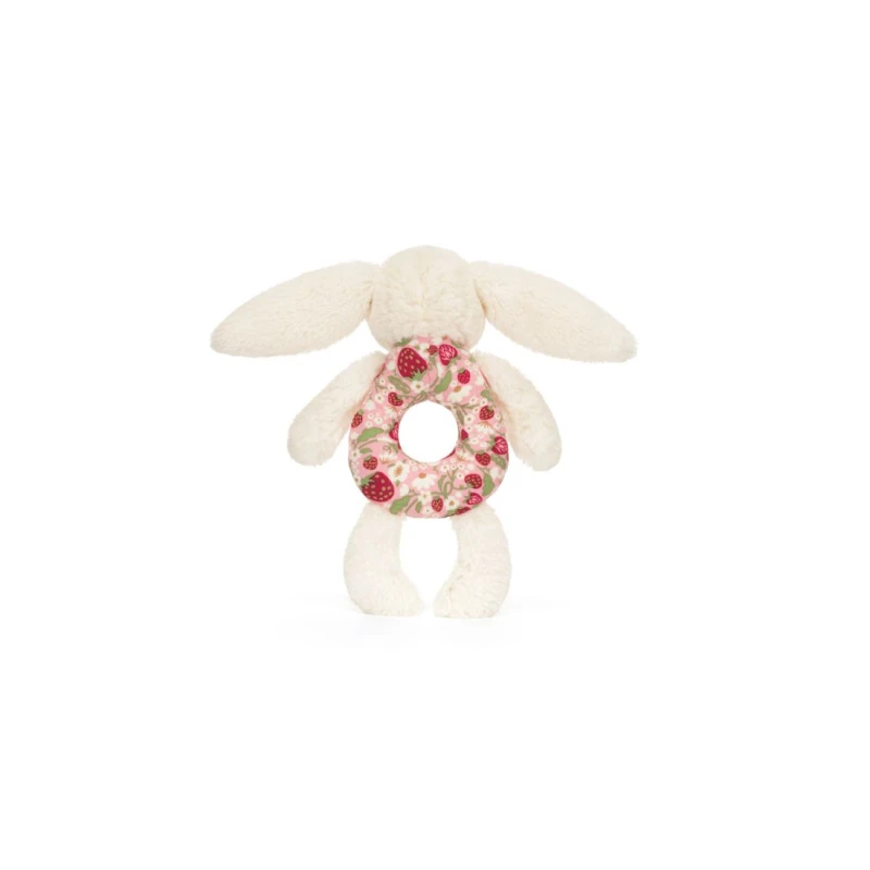 Króliczek „Berry” Grzechotka 18 cm Jellycat