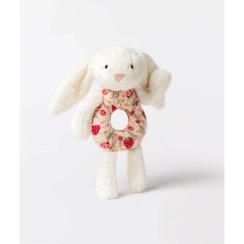 Króliczek „Berry” Grzechotka 18 cm Jellycat