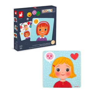 Magnetyczna układanka Emocje Magnetibook Janod