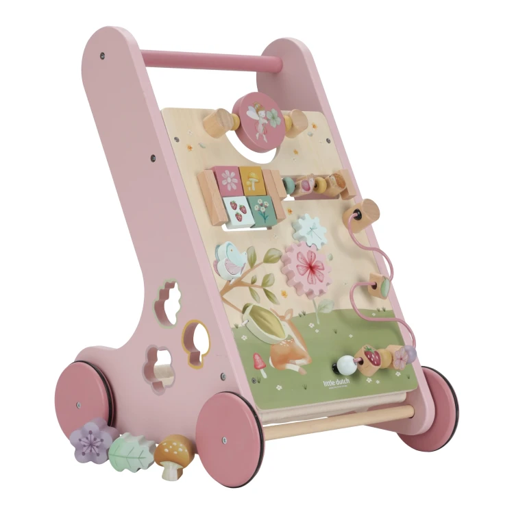 Drewniany chodzik edukacyjny Fairy Garden FSC Little Dutch