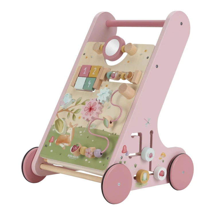 Drewniany chodzik edukacyjny Fairy Garden FSC Little Dutch