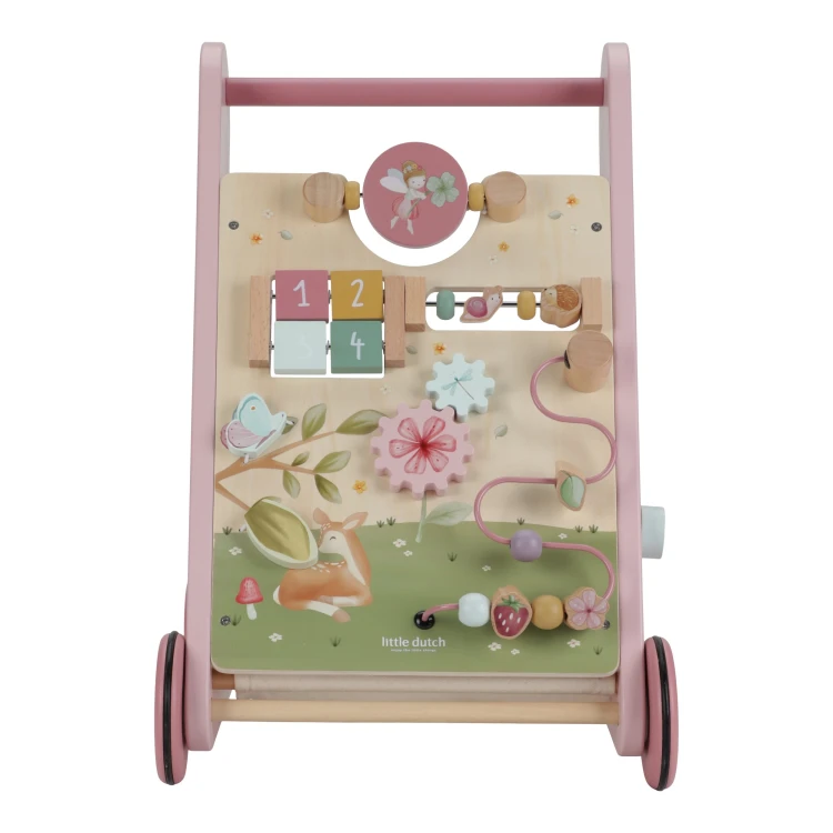 Drewniany chodzik edukacyjny Fairy Garden FSC Little Dutch
