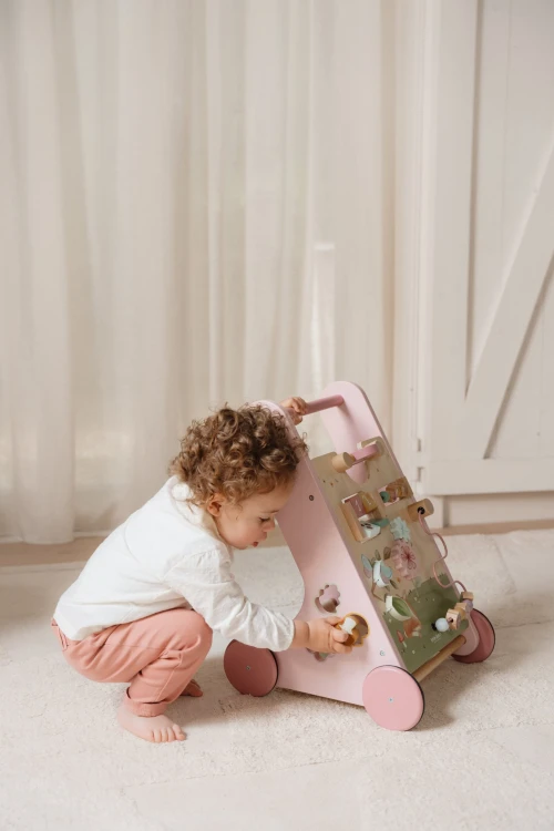 Drewniany chodzik edukacyjny Fairy Garden FSC Little Dutch