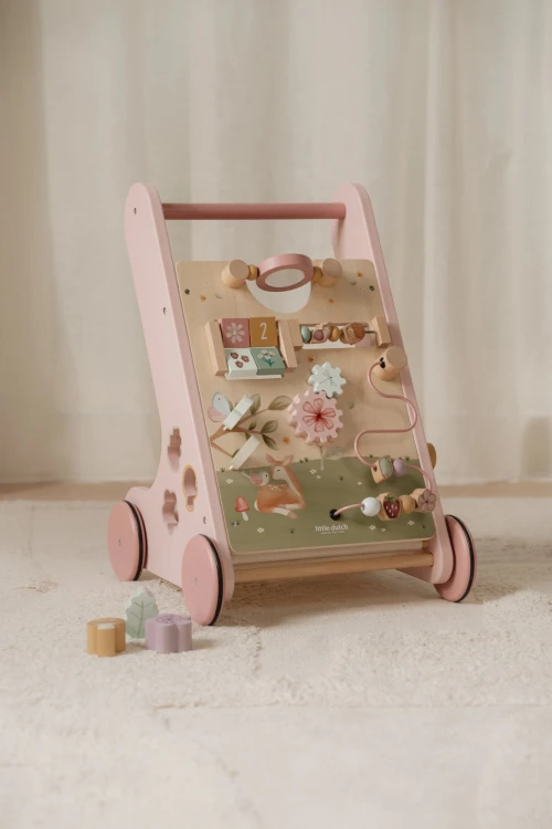 Drewniany chodzik edukacyjny Fairy Garden FSC Little Dutch
