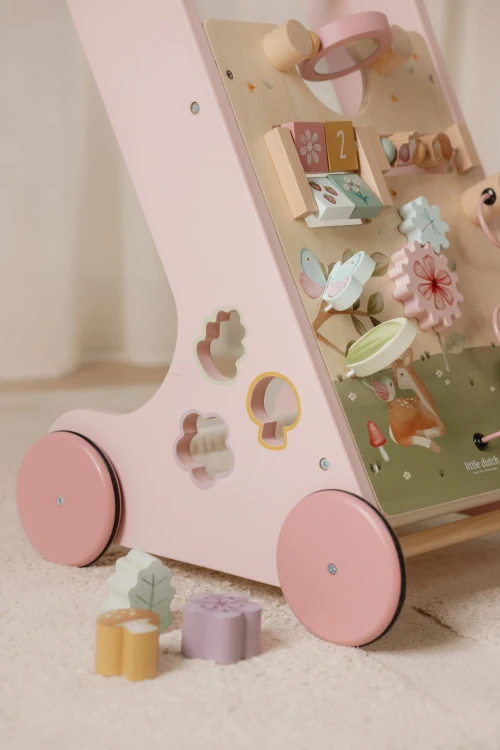 Drewniany chodzik edukacyjny Fairy Garden FSC Little Dutch