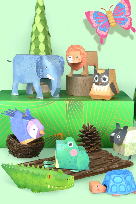 Origami Papierowe zwierzęta mideer