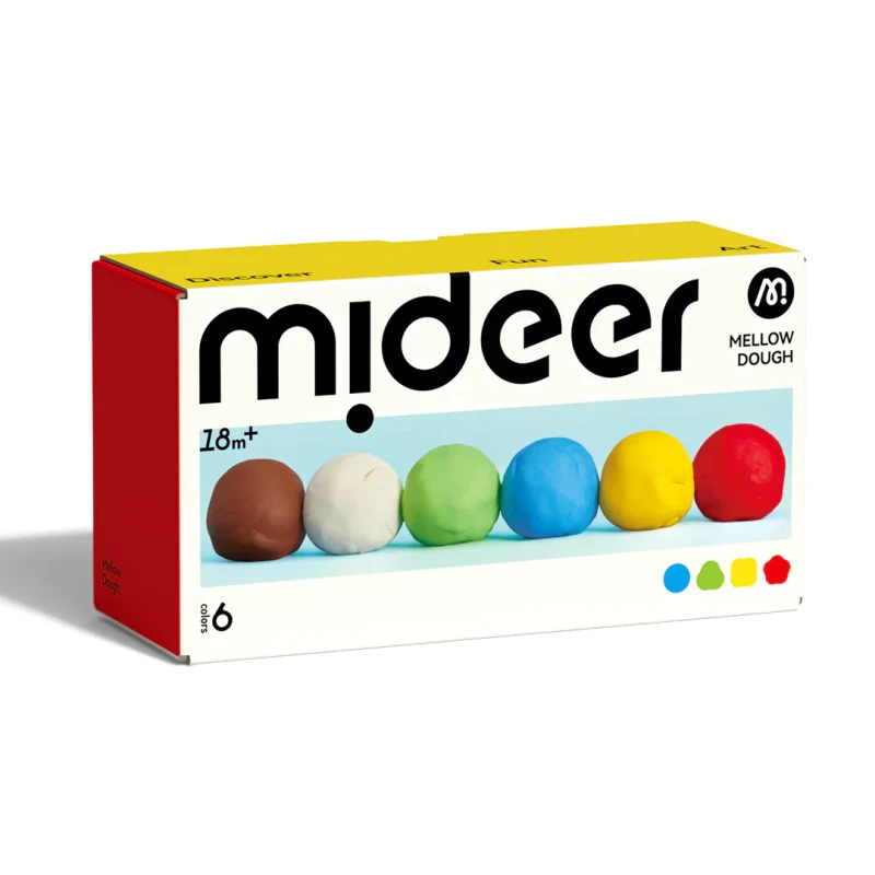 Ciastolina 6 kolorów mideer