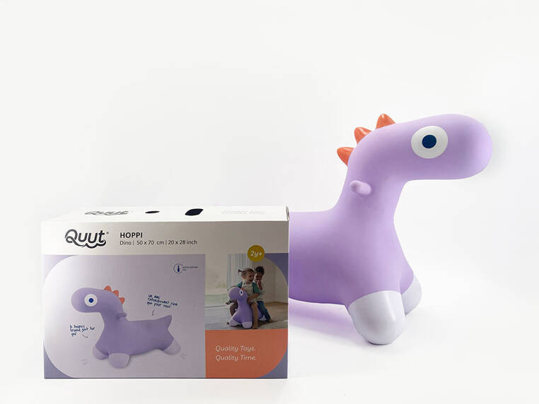 Skoczek Hoppi Dino Lavender Quut