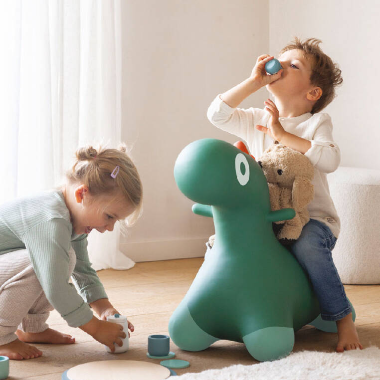 Skoczek Hoppi Dino Garden Green Quut