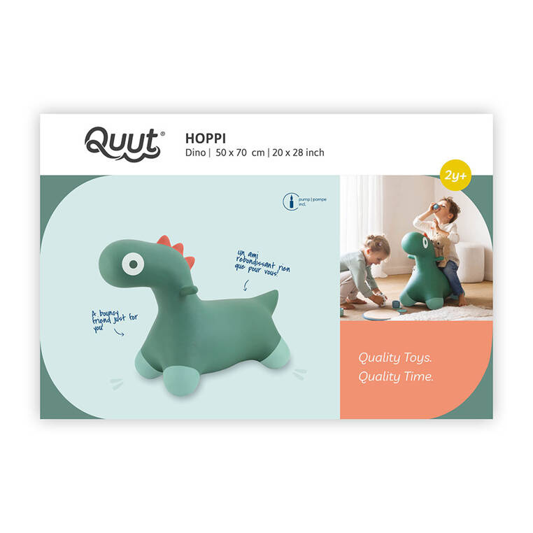 Skoczek Hoppi Dino Garden Green Quut